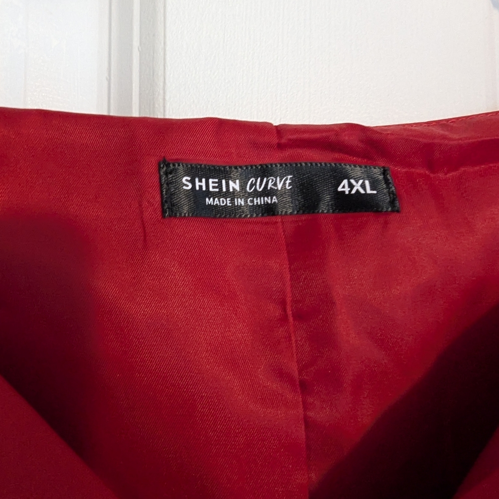 Red Button-Up Vest - Picture 2 of 5